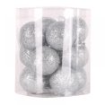thumbnail image 1 of AMERTEER Boules boules de Noël en Plastique Imprimé Solide Rouge Chic 12 Comte (1,2”), 1 of 11