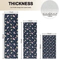 thumbnail image 4 of Blue Cartoon Unicorn Dessert Music Note Pattern Kitchen Rugs Sets Of 3,Kitchen Runner Rugs Non Skid Washable,Decorative Kitchen Floor Mats for Kitchen,Sink,Laundry,17"x30"+ 17"x47" + 17"x59", 4 of 6