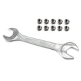 thumbnail image 4 of OUNONA 10pcs Flange Locknut Nylon Insert Lock Nuts with Durable Material, 4 of 8