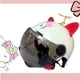 thumbnail image 1 of Casco de motocicleta con orejas de gato para niños y adultos, protección solar, lindo, de bambú, Libélula, HelloKitty, Verano, 1 of 5