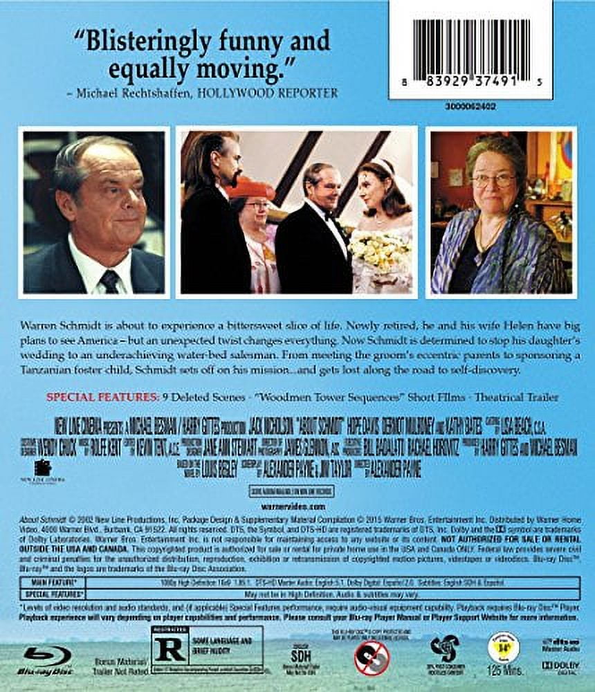 htm G-Schmitt DVD　1988,6,12 in loft About Schmidt (Blu-ray) - Walmart.com