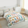 thumbnail image 3 of Castle Fairy Personalized Initial Alphabet 2Pcs Bedding Comforter Set for Teens Women Men,Cartoon Number Twin Comforter Sets,Plaid Stripes Stars Print Breathable Bedding Set, 3 of 8