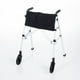 thumbnail image 1 of Andador Stander Wonder Walker Plus, ligero y plegable con ruedas para adultos y personas mayores. Andador plegable EZ Fold-N-Go con ruedas, deslizadores y bolsa. Andador compacto estándar. Blanco inte, 1 of 5