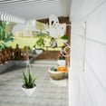 thumbnail image 4 of Wall Hanging Basket Bracket Plant Hook Easy to Clean Iron Wall-Mounted Plant Bracket, 4 of 6