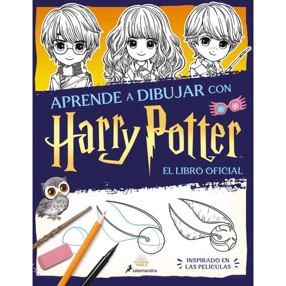 Libro Aprende A Dibujar Con Harry Potter (libro Oficial) Tapa Blanda, Autor J.k. Rowling, Editorial Salamandra Infantil Y Juvenil