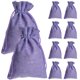 thumbnail image 1 of Bolsas de lino de 10 piezas de lino Favor Bolsas de fiesta Bolsas de caramelo Poldes de almacenamiento de joyas, 1 of 6