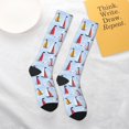 thumbnail image 6 of Bingfone Compression Socks for Women and Men Long Socks for Running Athletic Cycling Nurse-Sailboats And Seagulls, 6 of 8