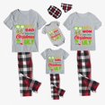 thumbnail image 1 of Pijamas familiares a juego de Navidad, conjuntos de pijamas grises Just Who Loves Christams In July, 1 of 4