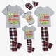 thumbnail image 1 of Pijamas familiares a juego de Navidad, conjuntos de pijamas grises Just Who Loves Christams In July, 1 of 4