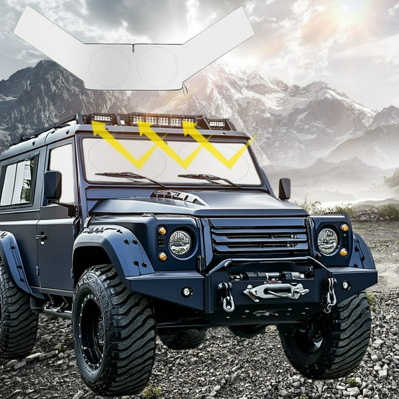Car Sun Shade, Car Sun Shades for Window, Car Extended Front Gear Side Windshield Sunshade Summer Heat Insulation Sun Protection Heat Insulation Motors Front Window Windshield, Gray-R