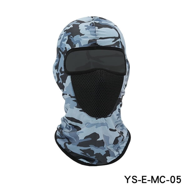 Gorro con estampado de seda de hielo, para montar al aire libre, máscara para la cabeza, forro transpirable, máscara para bicicleta, gorro para la cabeza