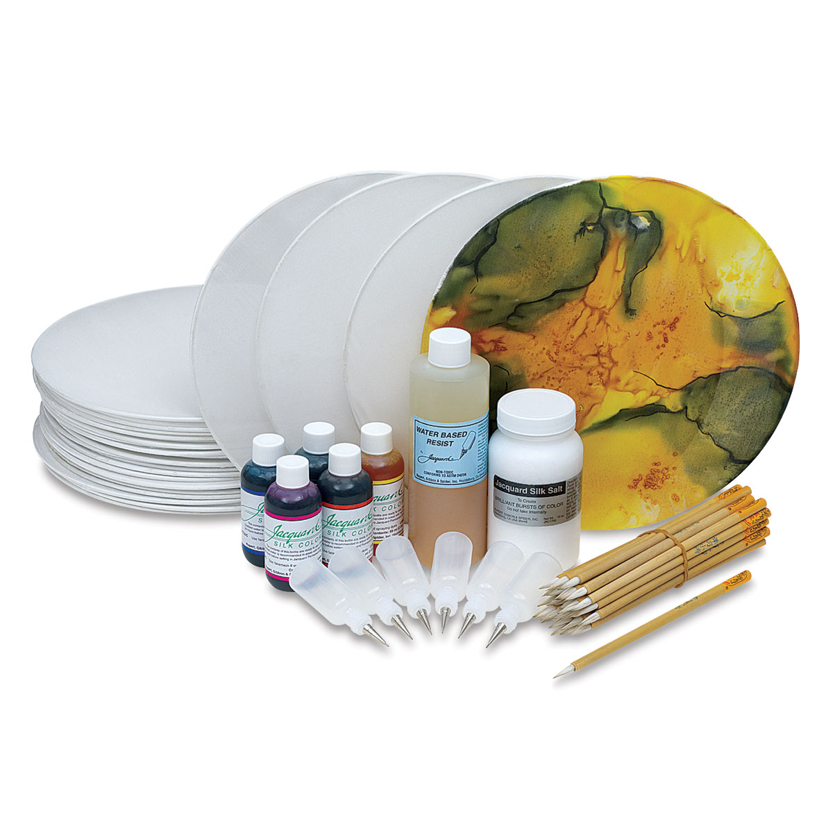 Jacquard Silk Hoop Painting Class Pack