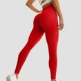 thumbnail image 5 of Lilgiuy Women's New Thread Seamless Tight High Waist Sports Yoga Pants for New Year Thanksgiving, 5 of 5