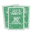 thumbnail image 2 of Darling Souvenir Green Birthday Invitation Card Printable Elegant Fill or Write In Blank Party Invites 28 Pcs 5 x 7 Inches, 2 of 5
