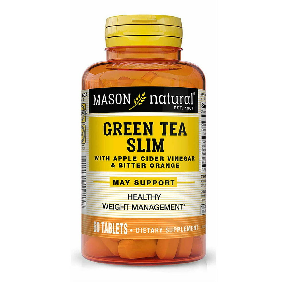 Mason Natural Green Tea Slim with Apple Cider Vinegar & Bitter Orange