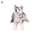 thumbnail image 2 of Naierhg Resin Simulation Husky Dog Animal Figurine Miniature Fairy Garden Bonsai Decor, 2 of 8