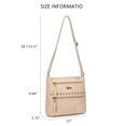 thumbnail image 3 of KL928 Crossbody Bags for Women Shoulder Bag Multi Pocket Soft PU Washed Leather Purse, 3 of 5
