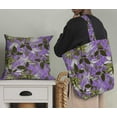 thumbnail image 5 of Soimoi Purple Poly Georgette Fabric Artistic Leaves Decor Fabric Printed Yard 52 Inch Wide, 5 of 5
