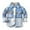 Baby Blue, variant on Esaierr Toddler Kids Boys Brushed Plaid Shirt Spring Fall Long Sleeve Cardigan Tops for 6 Months -9 Years Old
