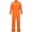Orange, variant on FR94 Men's FR Coverall, Lightweight Flame Resistant Bizflame 88/12 Iona Protective Workwear Navy, Large