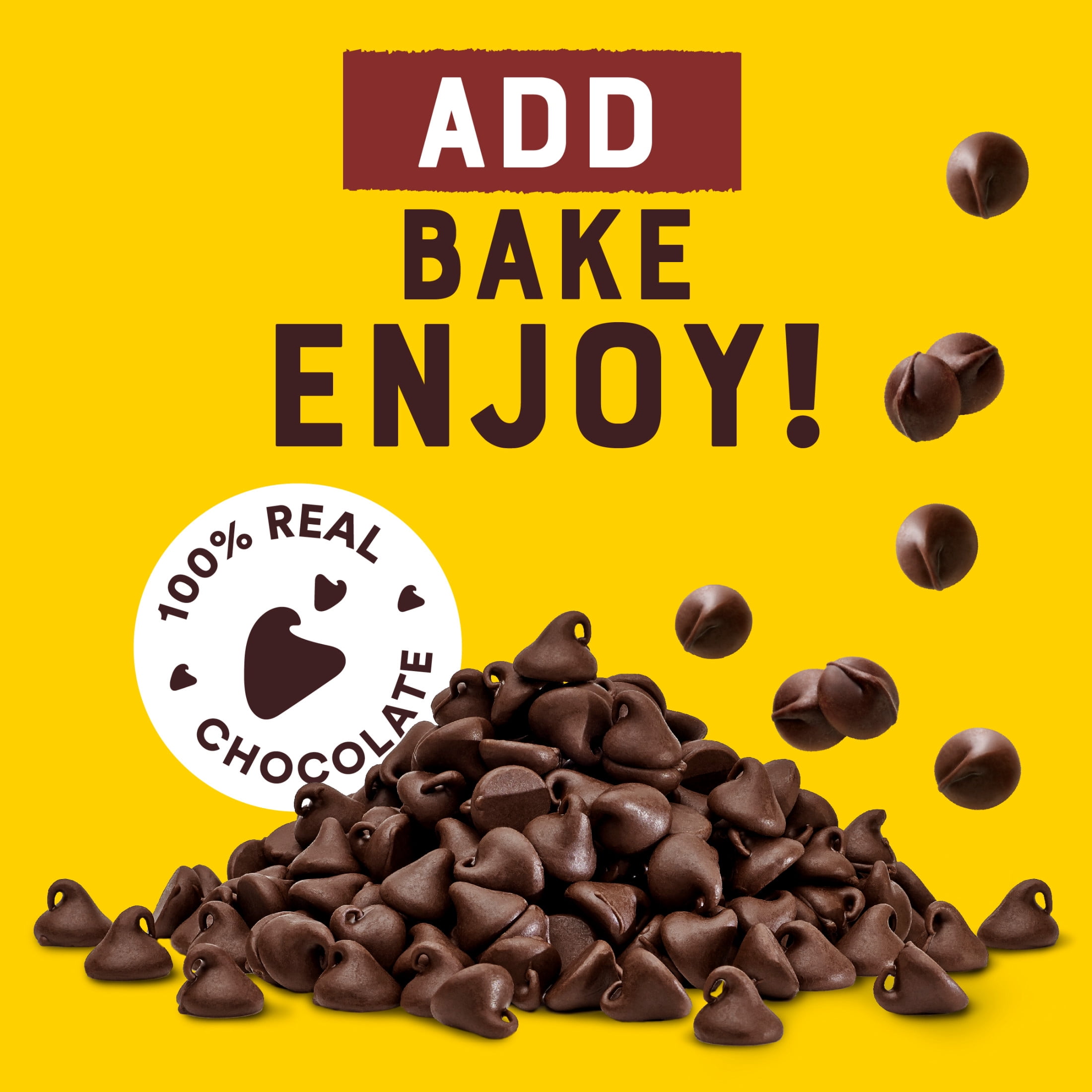 (6 pack) Nestle Toll House Dark Chocolate Regular Baking Chips, 10 oz Bag