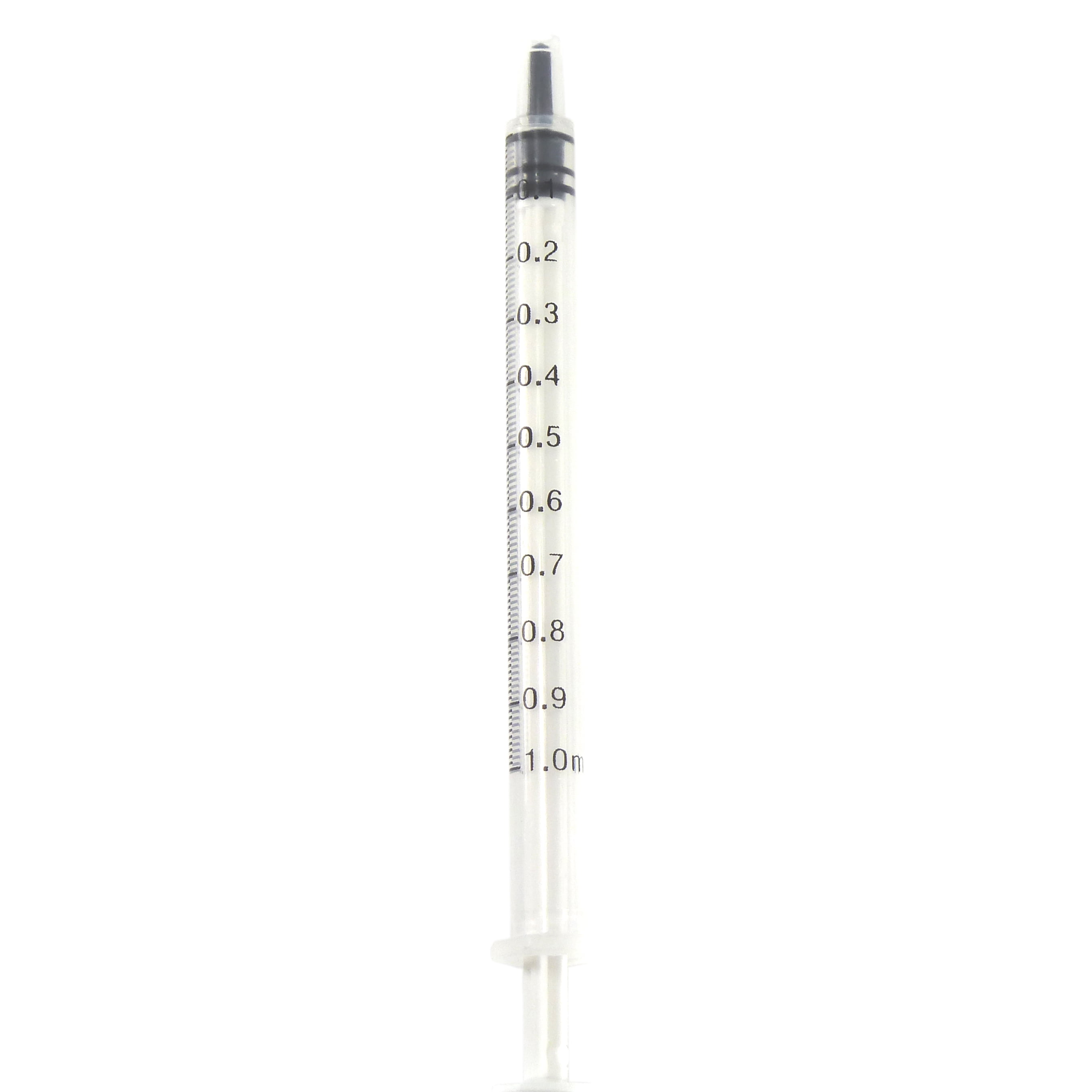 1ml Tb Luer Slip Tip Syringes Without Needles Pack Of 100 Walmart Com