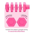 thumbnail image 3 of Set de Mancuernas Ajustables Fragraim de 2 a 6 kg con Recubrimiento de TPU y Goma Suave, 3 of 6