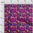 thumbnail image 2 of oneOone Rayon Fuschia Pink Fabric Abstracts Craft Projects Decor Fabric Printed By The Yard 56 Inch Wide, 2 of 5