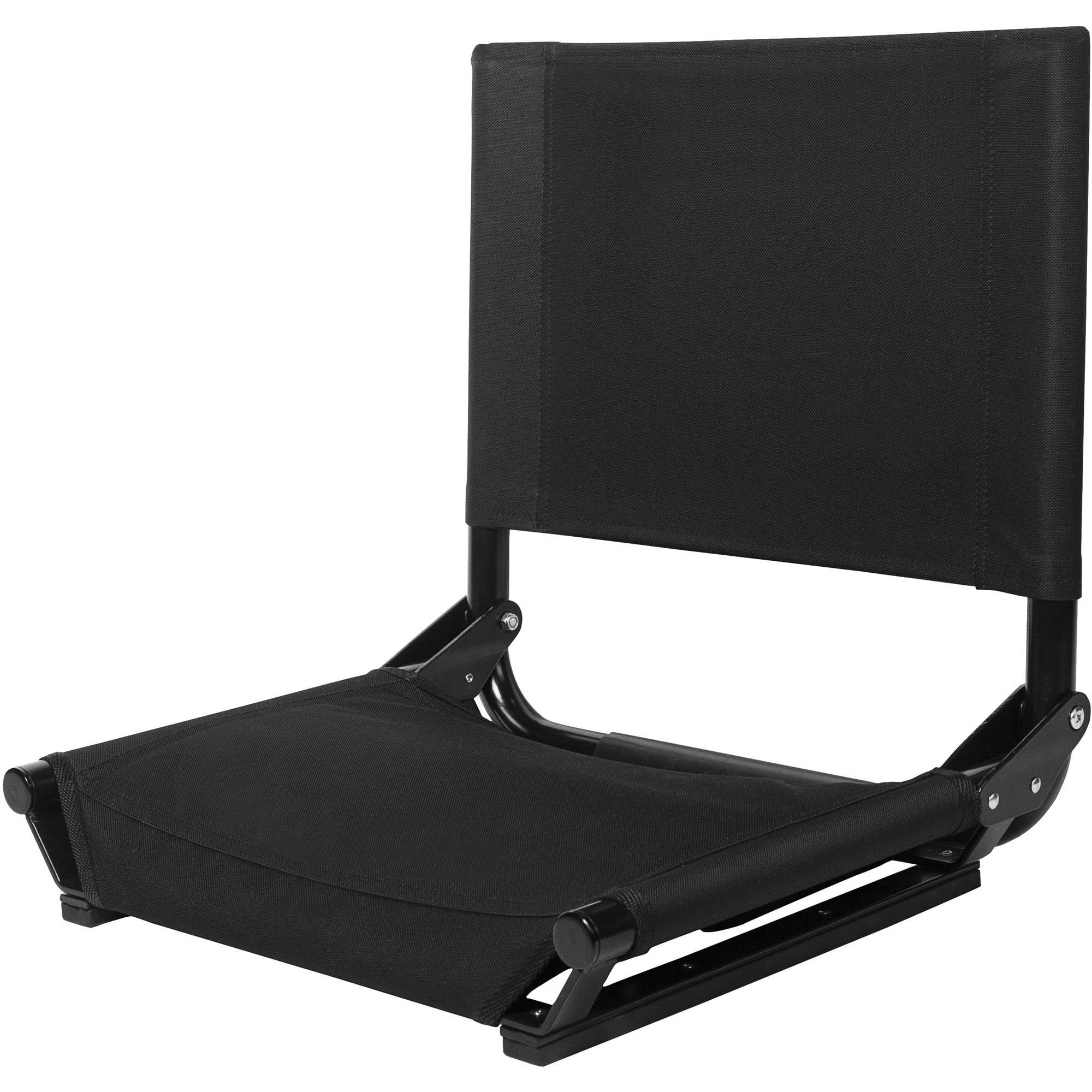 One Size Black Cascade Mountain Tech Deluxe Padded Stadium Seat for Bleachers