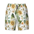 thumbnail image 5 of Rocae Watercolor Bright Sunflowers for Men's Swim Trunks Quick Dry With Two Side Pockets and One Lined Patch PocketX-Large, 5 of 9