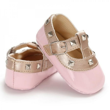 

SweetCandy Autumn Cute Baby Girl Soft Soled PU Shoes Infant Walking Dress Cradle Shoe First Walkers