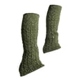 thumbnail image 3 of yotijay Figure Skating Leg Warmers Calf Socks Set for Winter Sports Activities Women Green, 3 of 9