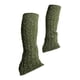 thumbnail image 3 of Calentadores de pierna de patinaje figurado altos calcetines calientes calientes calcetines de calcetines de patinaje de cable para entrenamiento de Verde, 3 of 8