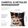 thumbnail image 2 of Cat Pumpkin Halloween Linen toss pillowcase Decoration pillowcase Gift preferred 20x20" Cushion cover 1 set Sofa pillowcase Sofa bedroom living room car, 2 of 5
