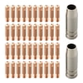 thumbnail image 1 of 42PCS Mig Welder Consumable Set Mig Torch Contact Tips Gas Nozzles for MB15 15AK, 1 of 8