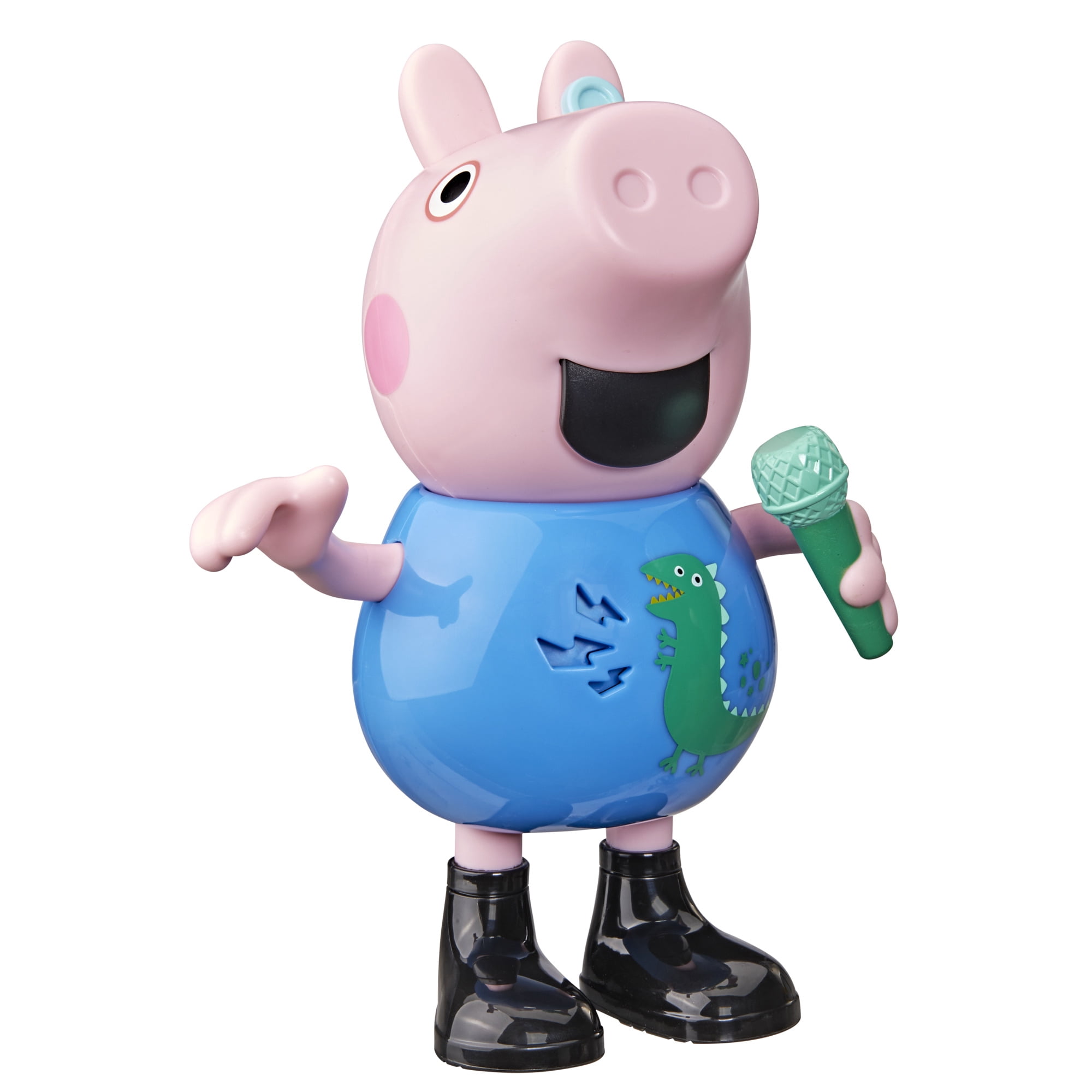 Jouets Peppa Pig Figurine George qui chante et fait des blagues, jouets musicaux préscolaires pour garçons et filles, 3 ans et plus - Version anglaise