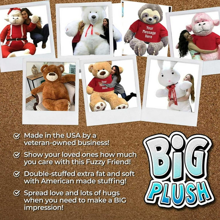 Giant 6 Ft Stuffed Plush Teddy Bear Extra Large 72 Inch Big