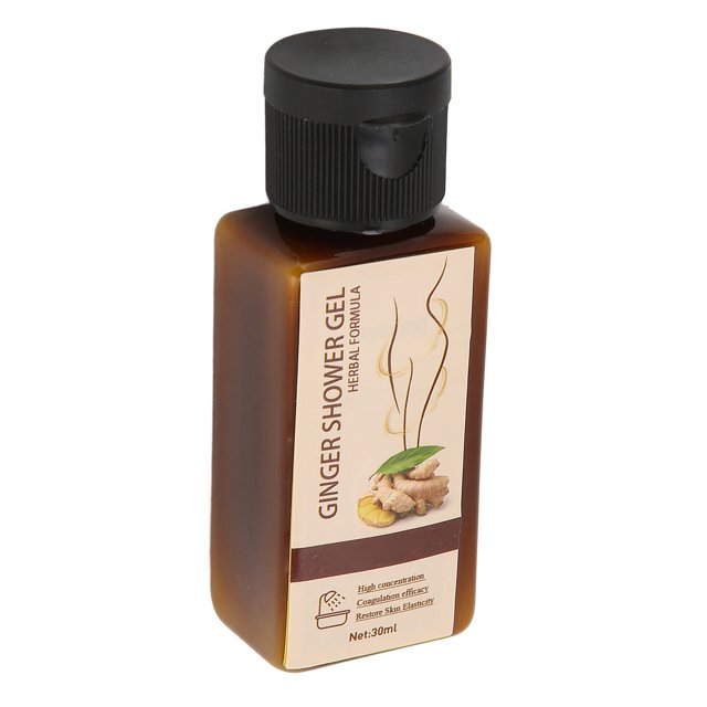Gel de Ducha de Jengibre de Drenaje de 30ml que Aprieta la Piel Hidratante Refrescante Adelgazante Gel de Baño para Mujeres Herramienta de Baño para el Hogar Adecuada para Todo ANGGREK Otros
