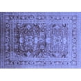 thumbnail image 1 of Ahgly Company Indoor Rectangle Oriental Blue Traditional Area Rugs, 7' x 9', 1 of 4