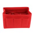 thumbnail image 3 of OULII Make Up Pouch Felt Storage Bag Diapering Essentials for Women 1Pack, 3 of 6