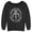 Black, variant on Junior's Star Wars: The Mandalorian Seek & Destroy Stamp  Sweatshirt Black Medium