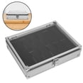 thumbnail image 3 of FRCOLOR 12 Grid Aluminium Watches Box Jewelry Watches Display Storage Box,6.89"X2.36"X2.36", 3 of 10