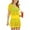 Hollow Out Yellow, variant on Bsubseach Hollow Out Beach Swim Cover Ups for Women Short Sleeve V Neck Bikini Tunic Dress