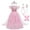 Pink, variant on IBTOM CASTLE Girls Snow Queen Princess Fancy Dress Up Sequin Tulle Long Dress with Accessories for Kids Halloween Birthday Party Christmas Carnival Cosplay Outfits