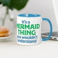 thumbnail image 3 of CafePress - It's A Mermaid Thing You Wouldn' - 11 oz Ceramic Mug - Novelty Coffee Tea Cup, 3 of 4