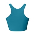 thumbnail image 6 of Women's Solid Swimwear Tankini Top Swim Shirt For Beach Water Activities, 6 of 6