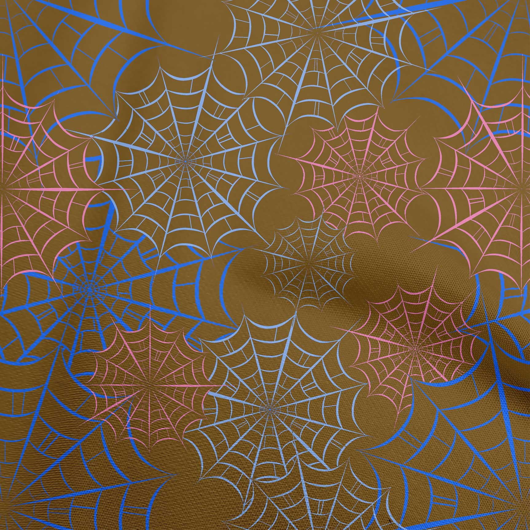 oneOone Viscose Jersey Brown Fabric Halloween Sewing Material Print Fabric By The Yard 60 Inch Wide