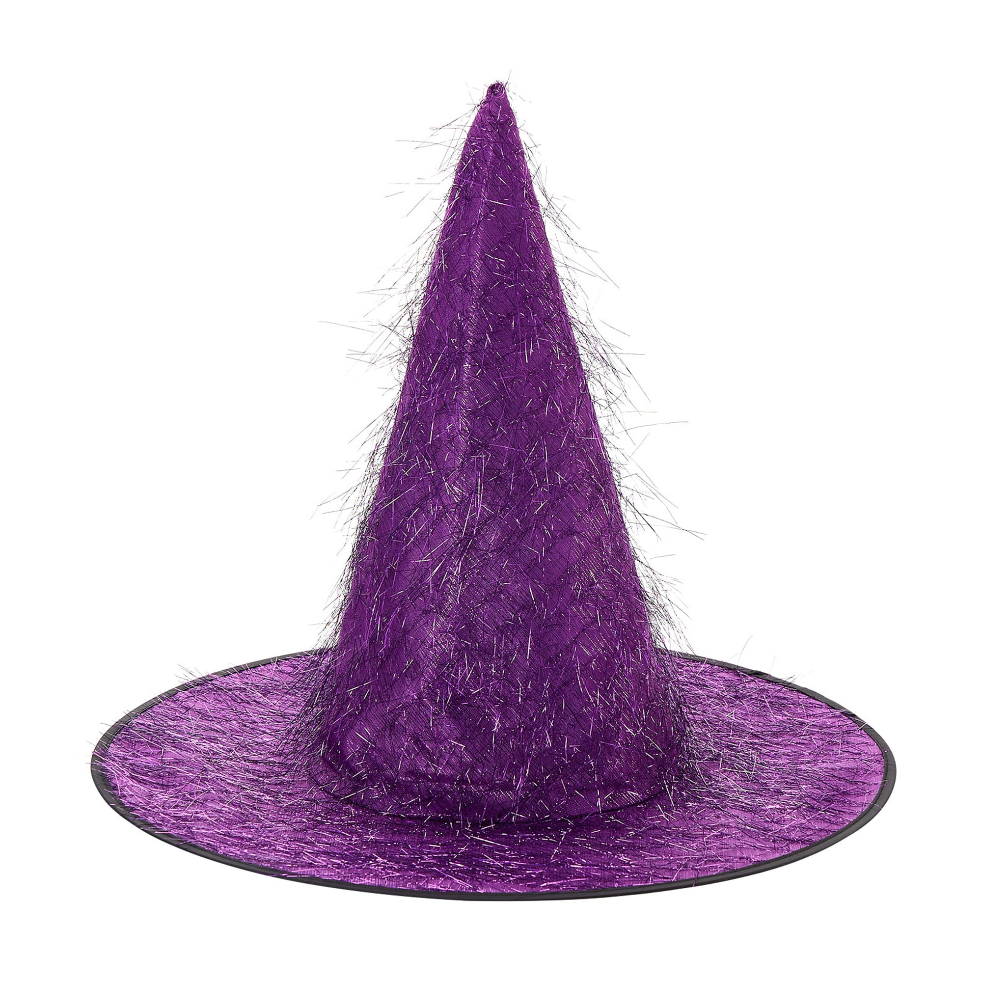 Tregren Halloween Witch Hats Funny Bright Silk Party Hat for Adult Role