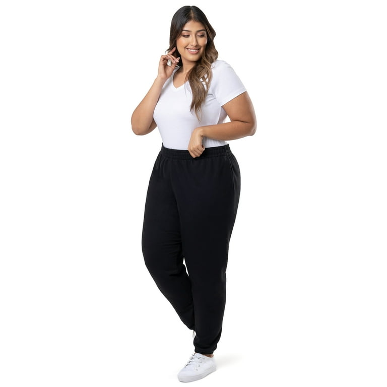 Terra & Sky Women's Plus Size Fleece Sweatpants, Sizes 0X-4X
