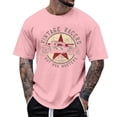 thumbnail image 2 of Mens T Shirts Big and Tall Fashion Slim Fit Crewneck Going Out Tee Tops Summer Classic Athletic Running Tee, 2 of 4